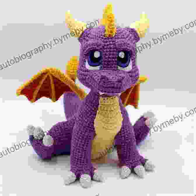 A Beautiful And Intricate Crocheted Dragon Amigurumi Made With The Dragon Crochet Amigurumi Pattern By Amy Gaines. Dragon Crochet Amigurumi Pattern Amy Gaines