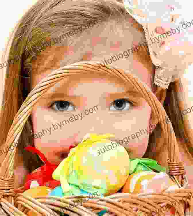 A Child Holding A Basket Full Of Colorful Easter Eggs, With The Easter Bunny Peeking Out From Behind. Children Did You Know: Easter Bunny Believes