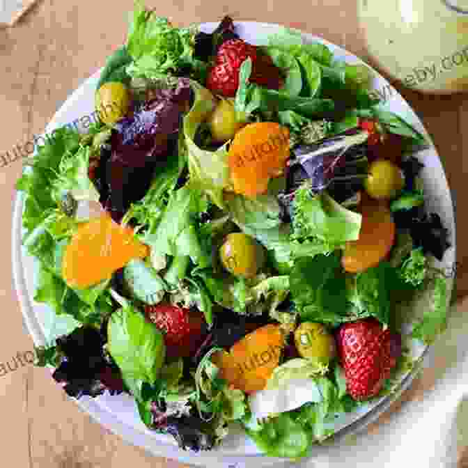 A Close Up Image Of A Vibrant Green Salad Featuring Thinly Sliced Kale, Sweet Berries, Tangy Citrus Wedges, And A Sprinkle Of Crunchy Nuts Fifty Shades Of Kale: 50 Fresh And Satisfying Recipes That Are Bound To Please