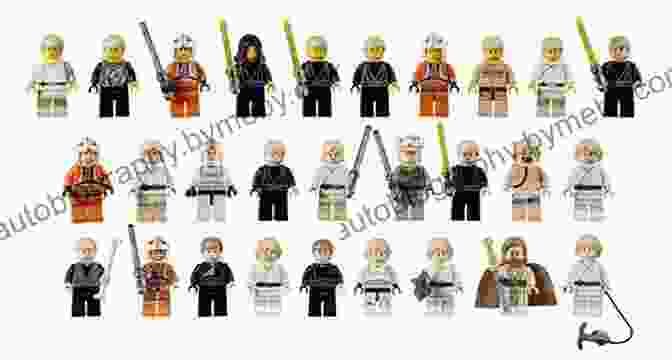 A Close Up Of LEGO Minifigures Depicting Luke Skywalker, Darth Vader, And Other Iconic Star Wars Characters, Demonstrating Their Meticulous Details And Expressive Poses. Ultimate LEGO Star Wars Andrew Becraft