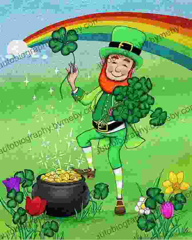 A Four Leaf Clover And A Leprechaun Saint Patrick S Day (Holidays And Celebrations)