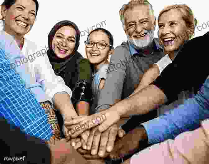 A Group Of People From Diverse Backgrounds Standing Together, Smiling And Holding Hands, Representing The Power Of Acceptance And Inclusivity A Fijian At Heart: A Story Of An Amazing Journey With The Beauty Of Diversity Fiji And Beyond