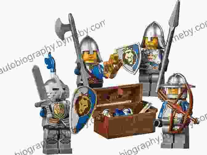 A LEGO Castle Under Siege By A Horde Of Enemy Minifigures, With Knights And Archers Defending The Walls. The LEGO Adventure Vol 1: Cars Castles Dinosaurs And More