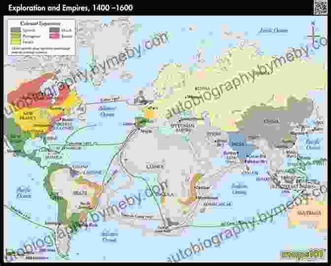 A Map Of The World During The Age Of Exploration, With Ships Sailing Through Uncharted Waters. The Age Of Exploration (World History Series)