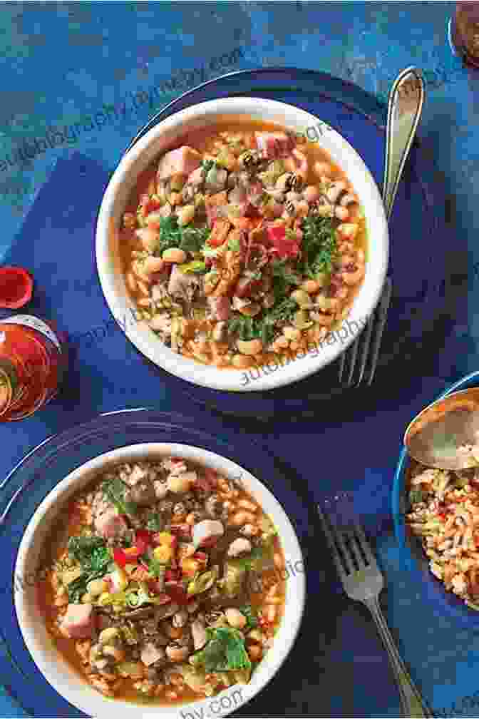 A Steaming Bowl Of Hoppin' John, Garnished With Fresh Parsley Hoppin John S Lowcountry Cooking: Recipes And Ruminations From Charleston And The Carolina Coastal Plain