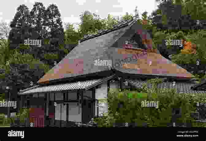 A Traditional Japanese Farmhouse With A Thatched Roof And Wooden Facade, Surrounded By A Lush Garden. Japan Country Living Patricia Gavin