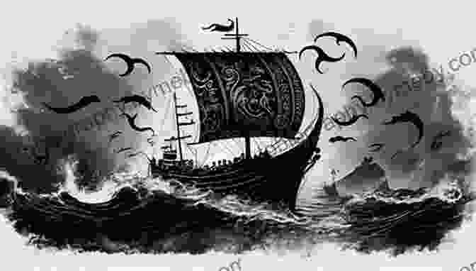 A Weathered Viking Ship Cutting Through The Choppy Waves, Its Sails Billowing In The Wind Here Is Where: Discovering America S Great Forgotten History