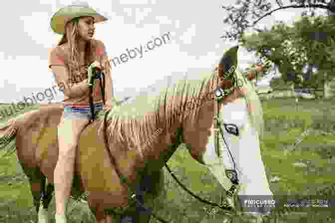 A Young Woman And A Cowboy Riding Horses Through A Field What If You Met A Cowboy?