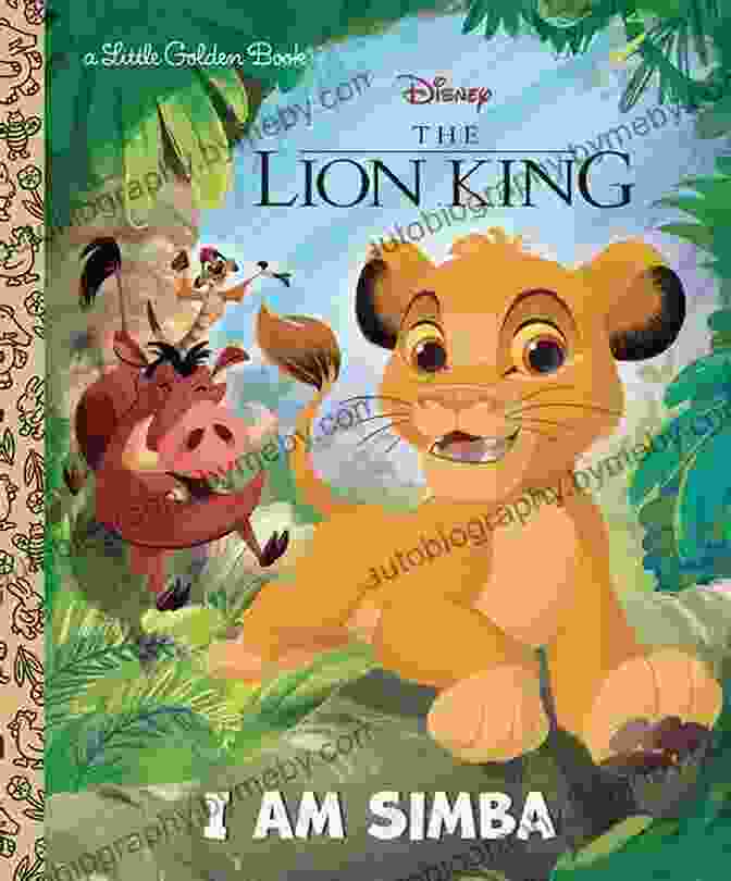 Book Cover Of Am Simba: Disney The Lion King Little Golden Book Featuring A Young Simba Standing On A Rock Overlooking The Savanna With Pride Rock In The Distance I Am Simba (Disney The Lion King) (Little Golden Book)