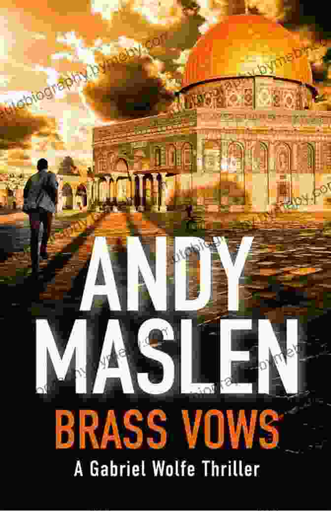 Brass Vows Book Cover Featuring A Man Holding A Gun, With A City Skyline Behind Him Brass Vows (The Gabriel Wolfe Thrillers 13)