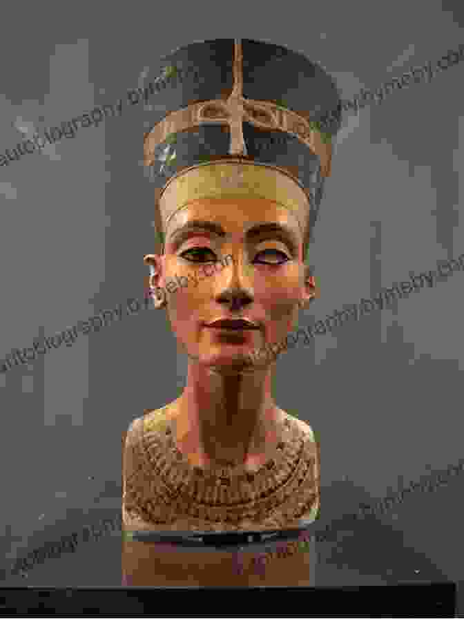 Bust Of Nefertiti With Vibrant Colors And Intricate Carvings, Showcasing Her Iconic Beauty Nefertiti: Egypt S Sun Queen Joyce Tyldesley