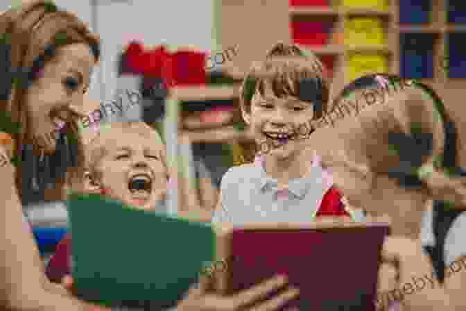 Children Laughing While Reading A Joke Book Funniest Illustrated Jokes For Kids : For Ages 5 7