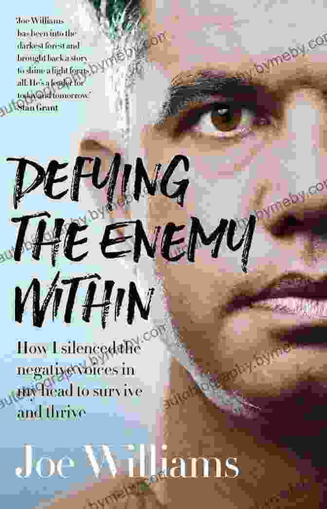 Defying The Enemy Within: Book Cover Featuring A Keyhole Revealing A Hidden Figure Within Defying The Enemy Within: How I Silenced The Negative Voices In My Head To Survive And Thrive