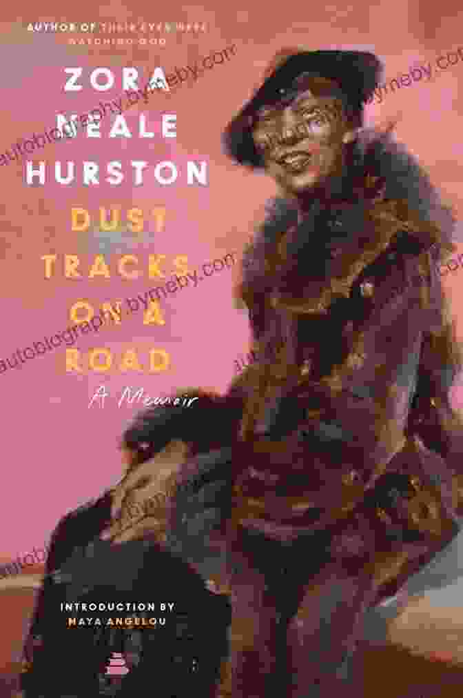 Dust Tracks On A Road Book Cover Featuring A Young Zora Neale Hurston Standing In The Doorway Of A House Dust Tracks On A Road