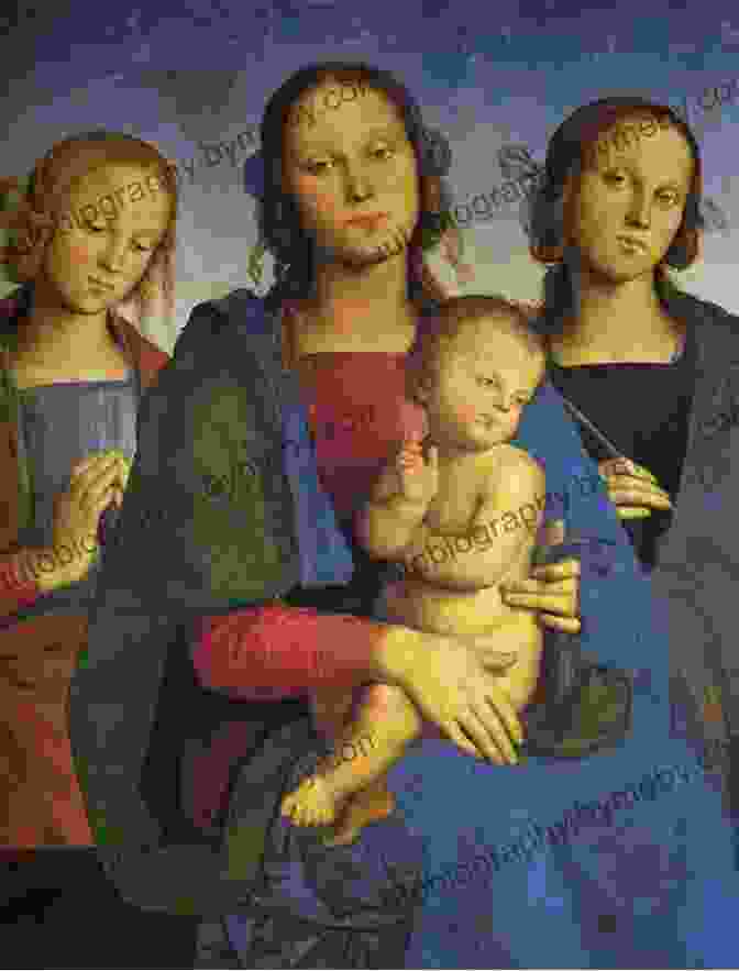 Exquisite Painting Of The Madonna And Child By Perugino, Capturing The Artist's Mastery Of Light And Composition Blue Guide Umbria Chapter From Blue Guide Central Italy