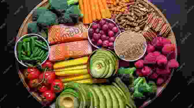 Image Of A Colorful Plate With Fruits, Vegetables, Lean Protein, And Whole Grains, Representing A Balanced Diet Runner S World Essential Guides: Injury Prevention Recovery: What Every Runner Needs To Know About Getting (and Staying) Healthy