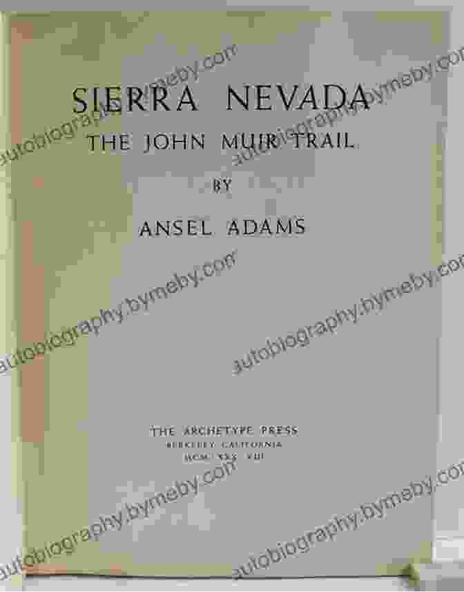 John Muir In The Sierra Nevada John Muir: West Coast Pioneer