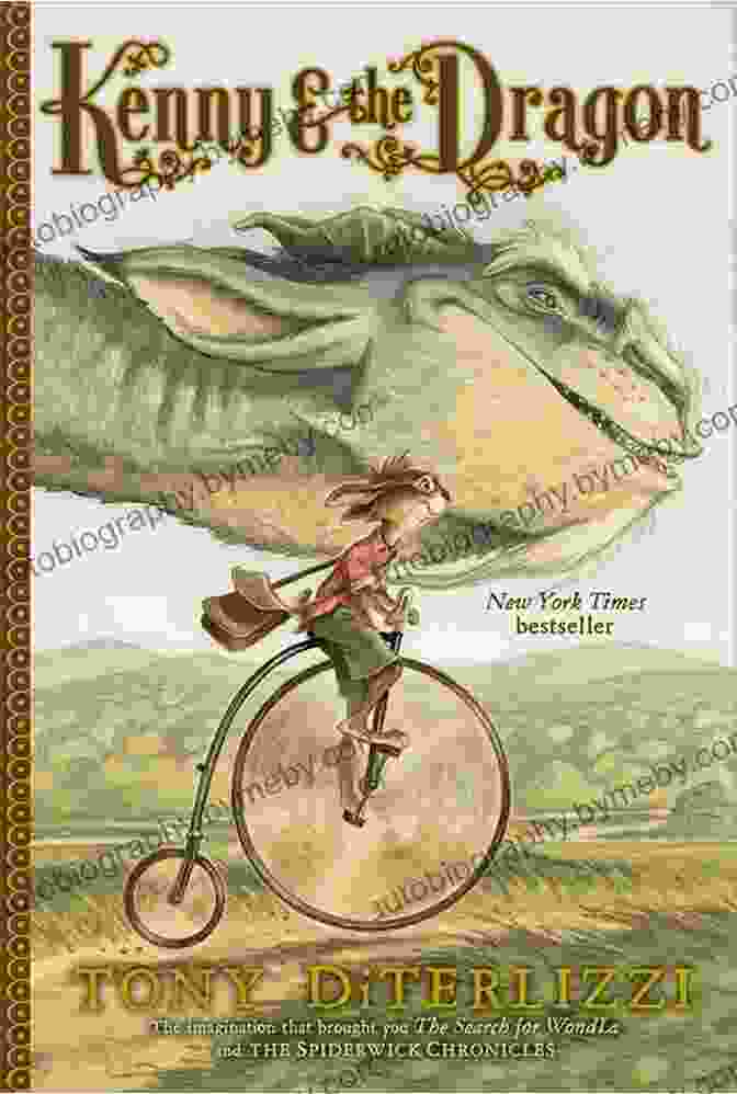 Kenny The Dragon Book Cover Featuring A Playful Dragon On A Quest Kenny The Dragon Tony DiTerlizzi