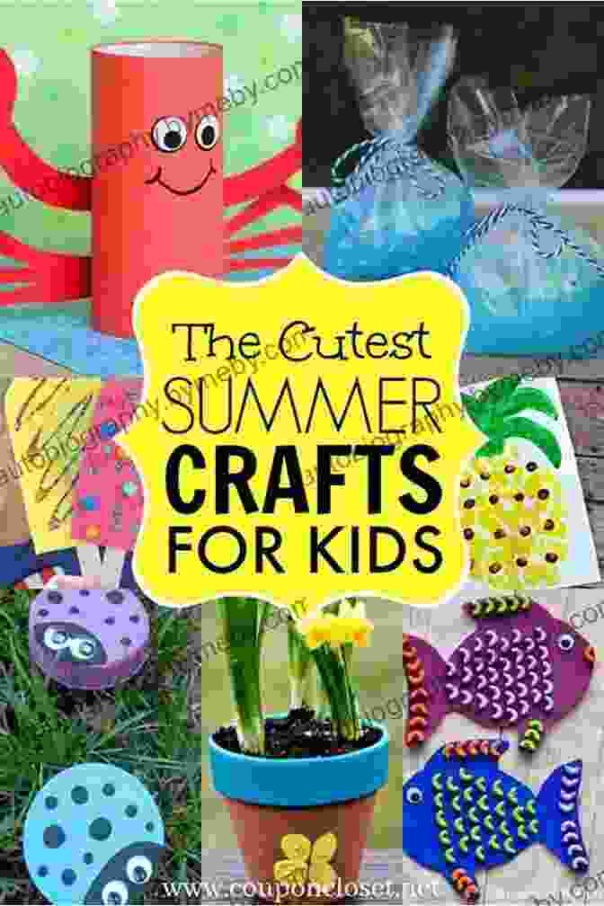 Kids Enjoying Summer Crafts 35 Summer Crafts For Kids + 2 Free