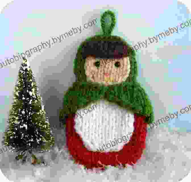 Knit Matryoshka doll ornament pattern