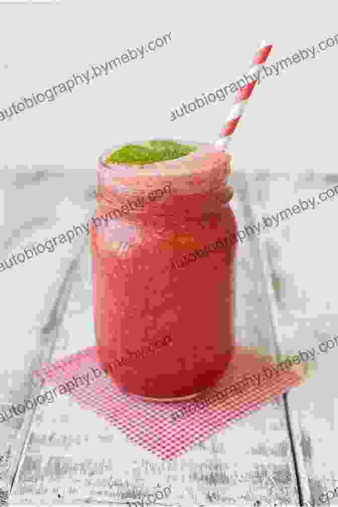 Red And Green Watermelon Mint Cooler In A Mason Jar Drink Your Fruits Veggies: 10 Easy Fun Yummy Recipes