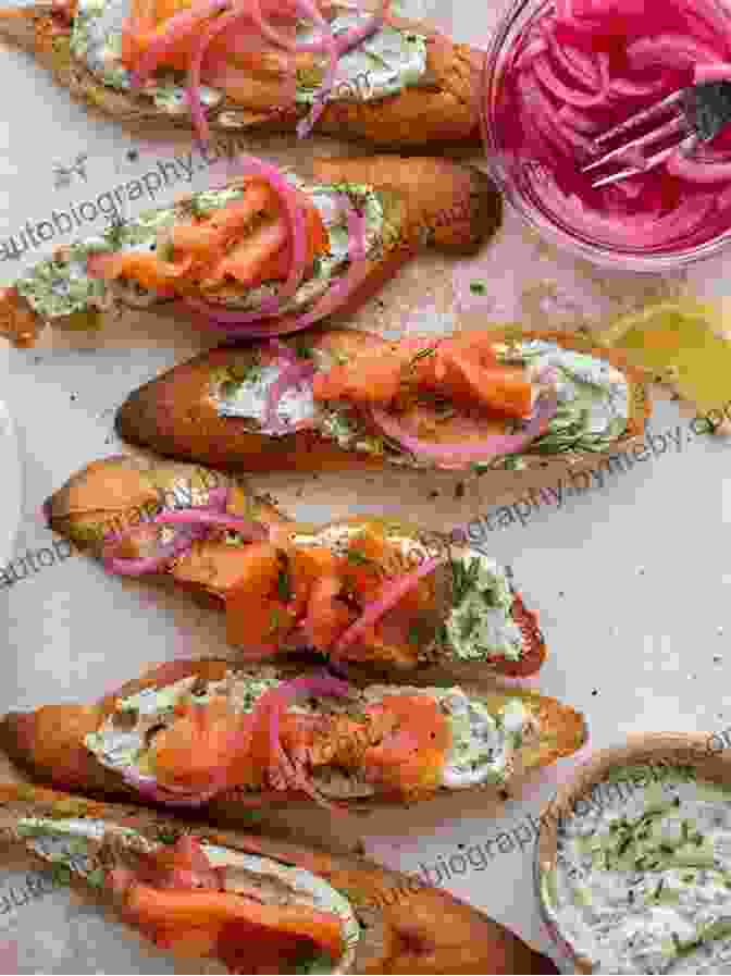 Smoked Salmon And Goat Cheese Crostini, A Sophisticated And Approachable Holiday Appetizer. The Pastry Queen Christmas: Big Hearted Holiday Entertaining Texas Style A Cookbook