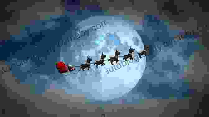 Sparkle The Unicorn Watching Santa Claus Fly Through The Sky A Unicorn Named Sparkle S First Christmas