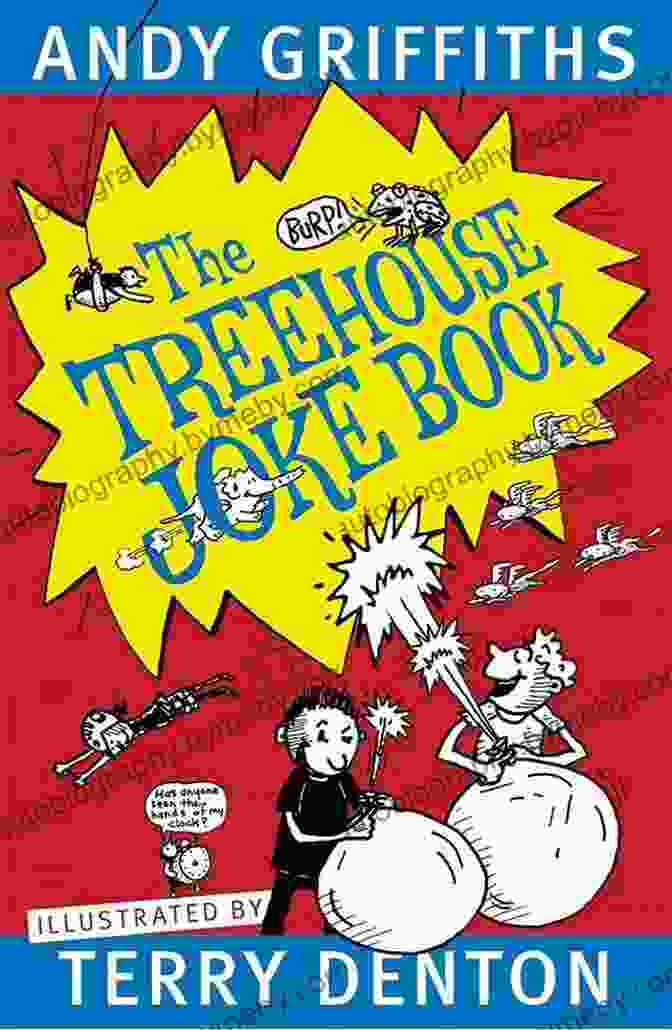 The Treehouse Joke Book Cover Featuring Three Children Laughing In A Treehouse The Treehouse Joke (The Treehouse Books)