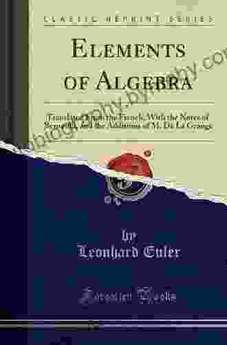 Elements Of Algebra Leonhard Euler